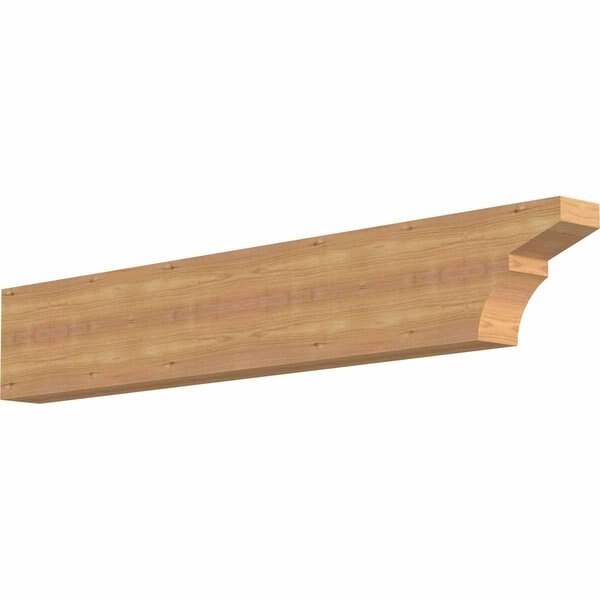 Monterey Smooth Rafter Tail, Western Red Cedar, 3 1/2